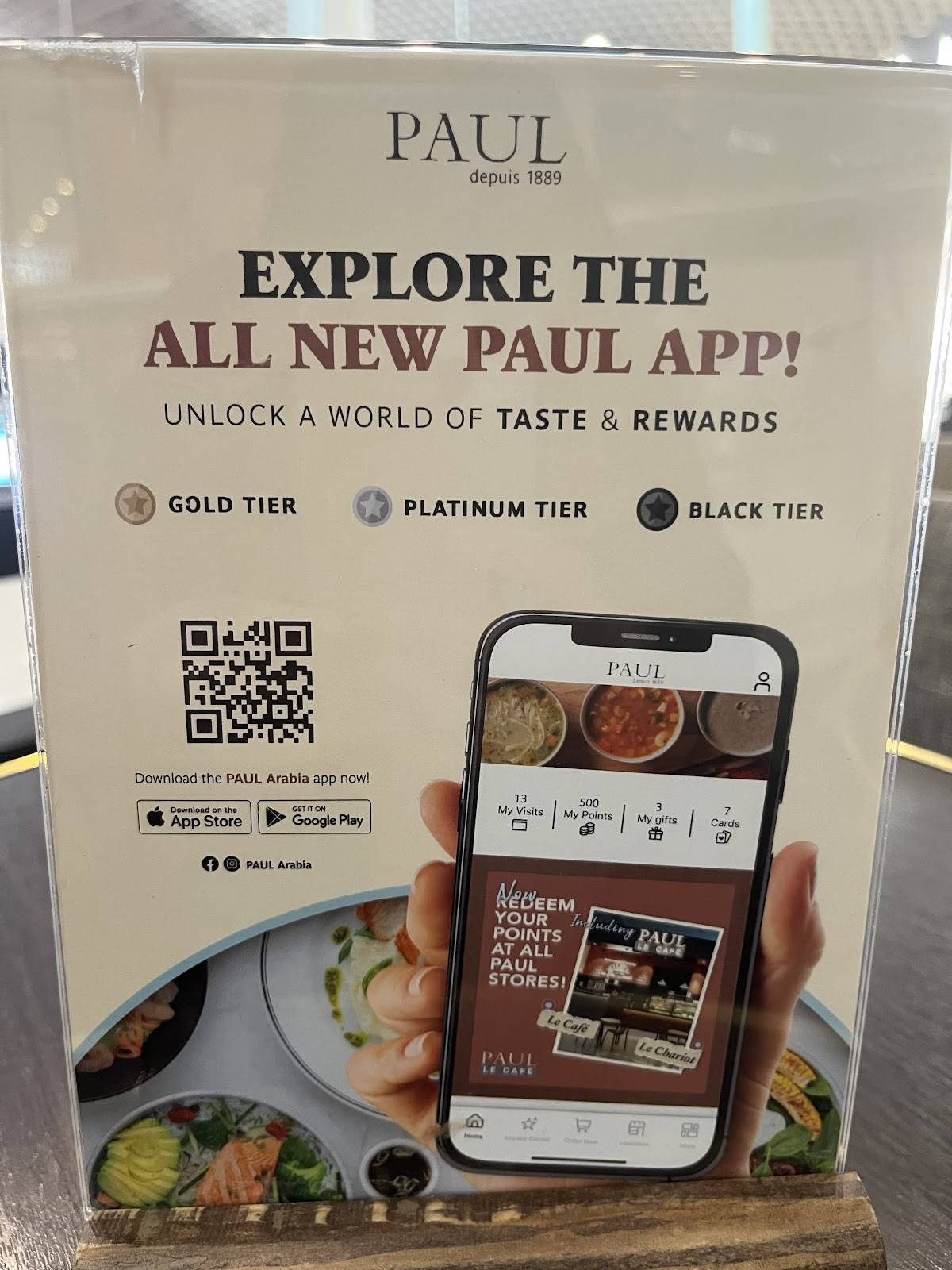 Paul Le Cafe меню