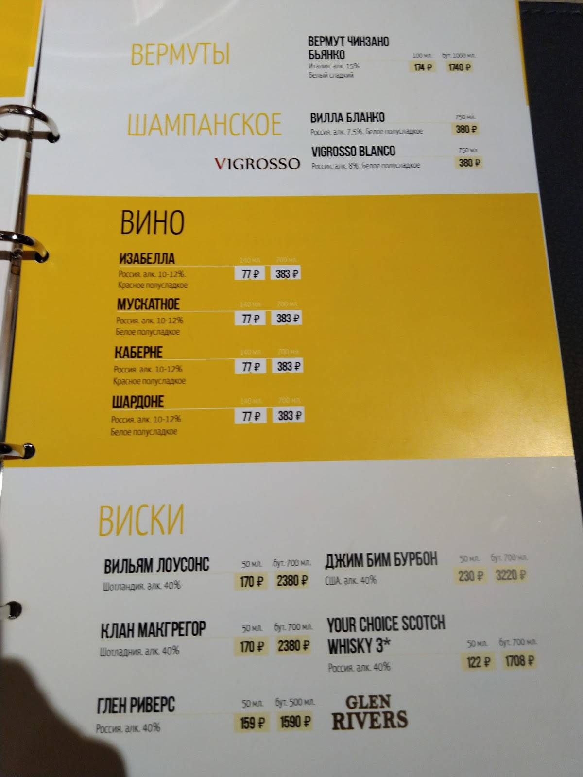 Пепперони меню