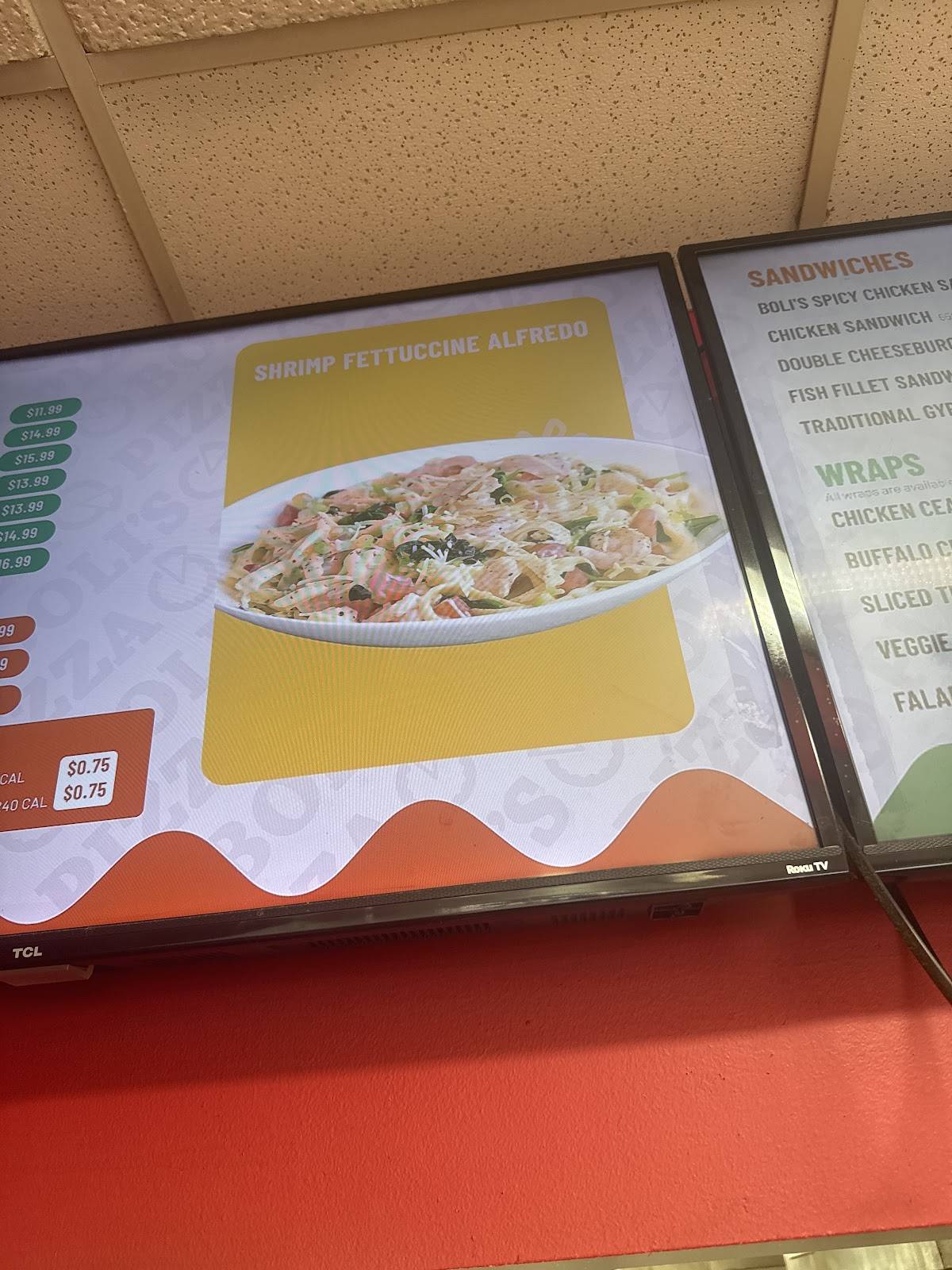 Pizza Boli's меню