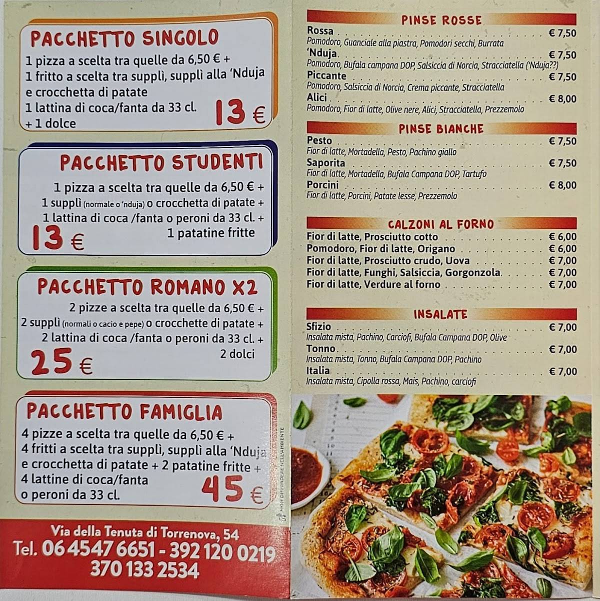 Pizza DJ ! Nuova Gestione ! Pizzeria napoletana e romana. меню
