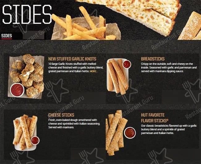 Pizza Hut меню