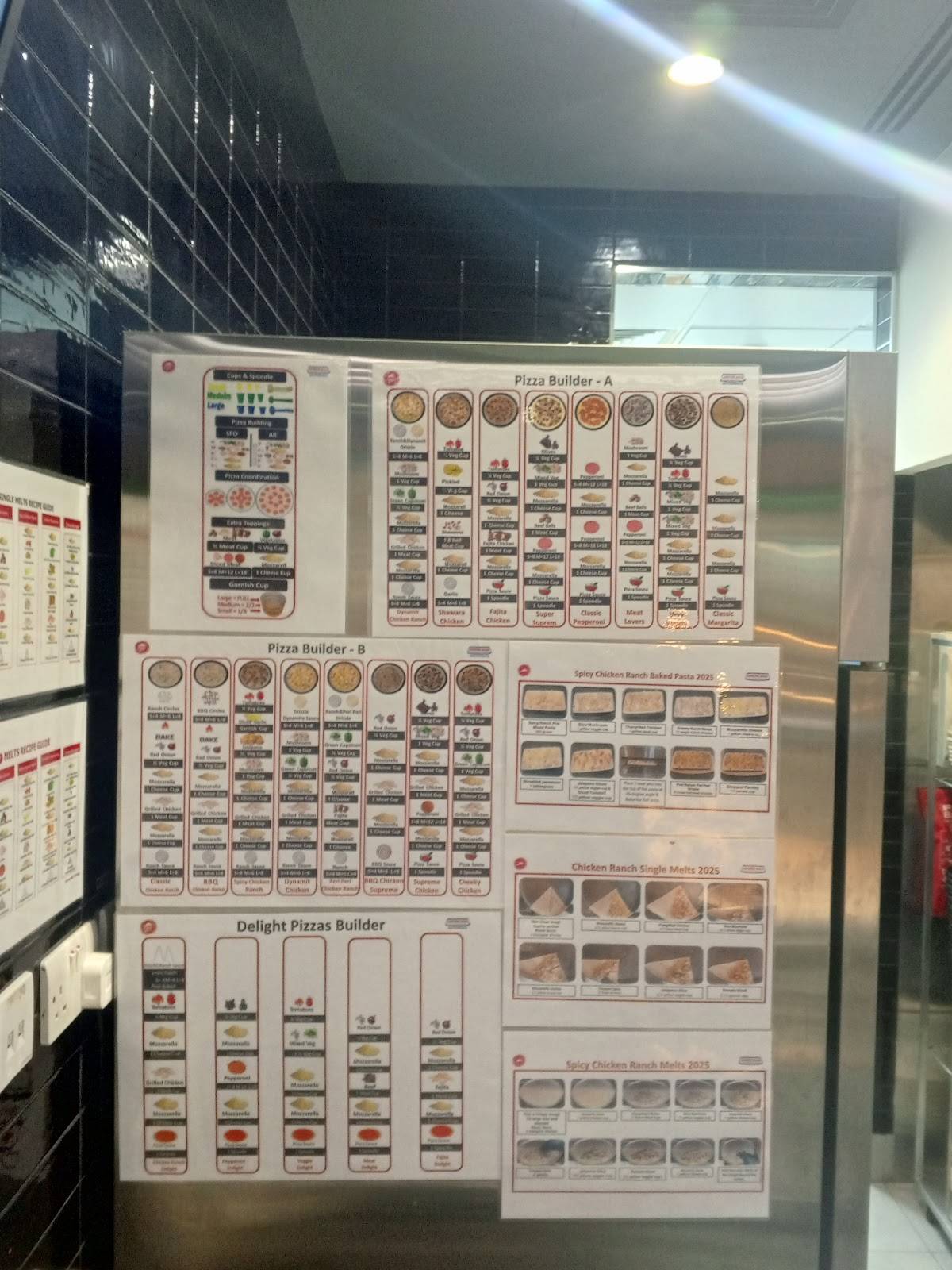 Pizza Hut меню