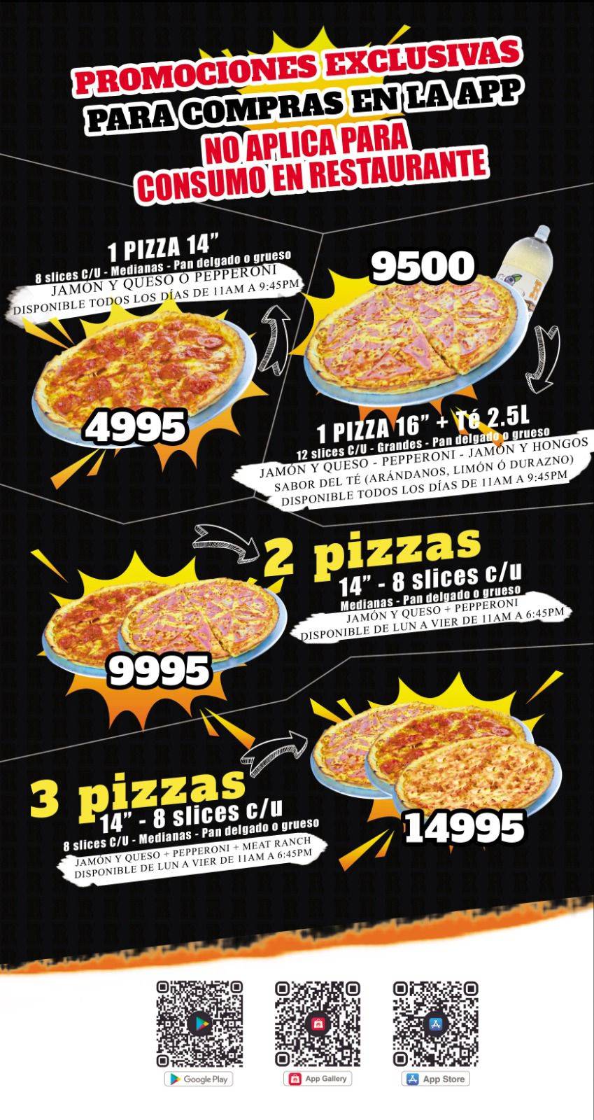 Pizza Ranch • San Ramón меню