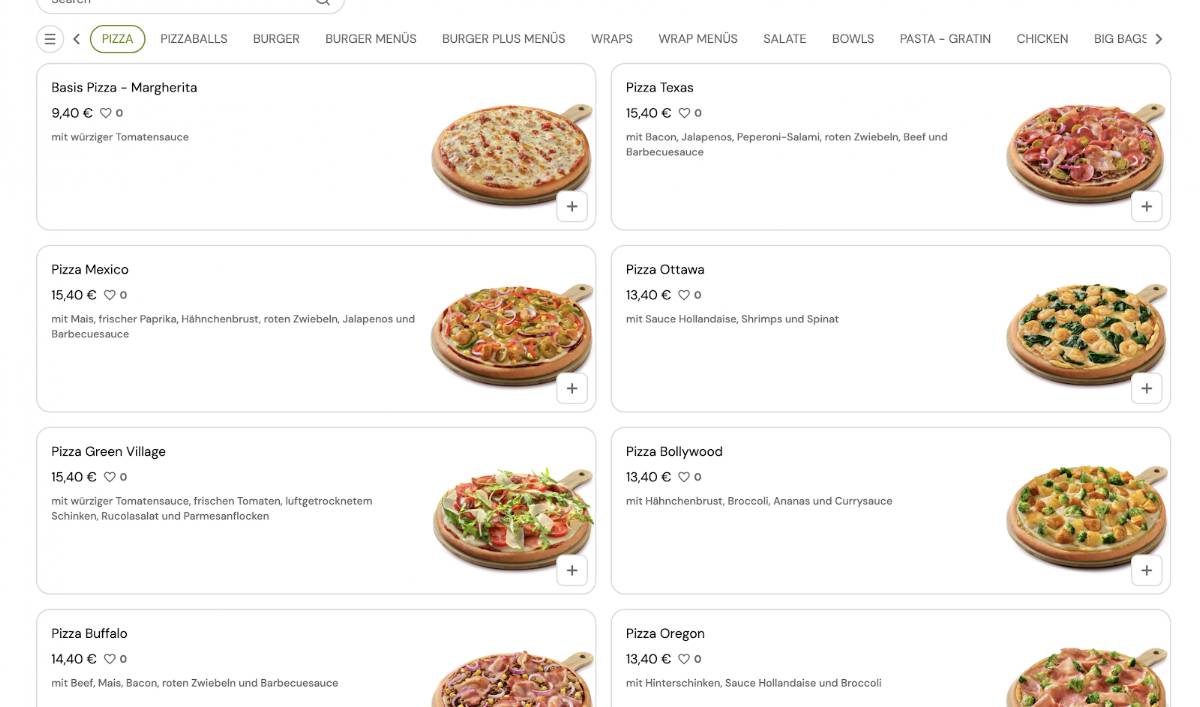 Pizza & Burger Bulls Rinteln меню