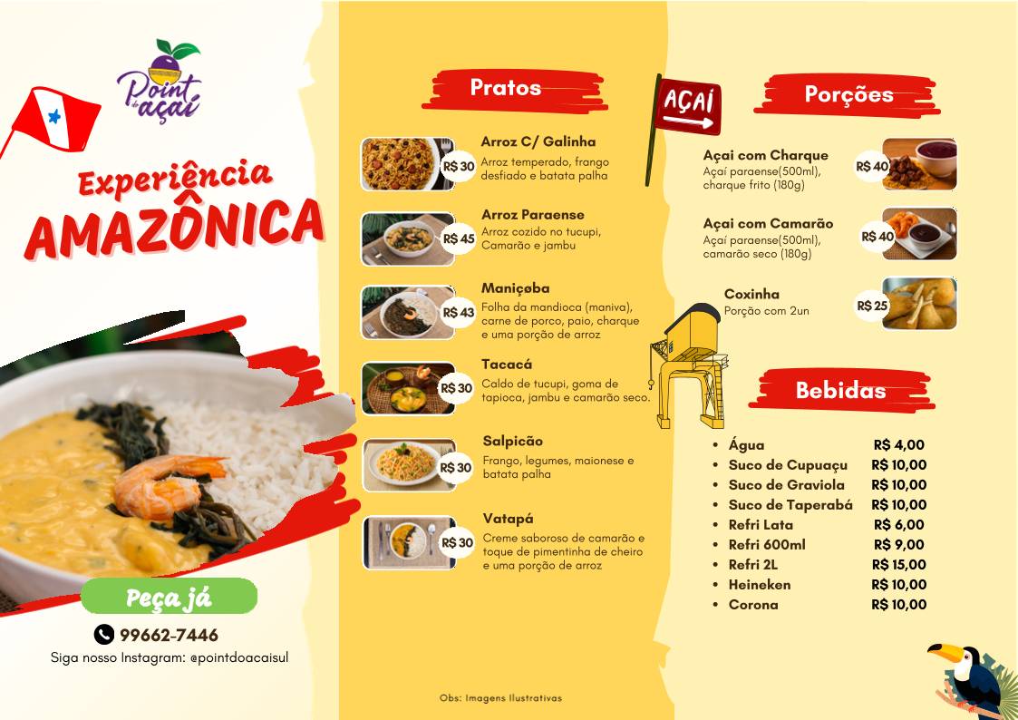 Point do Açaí меню