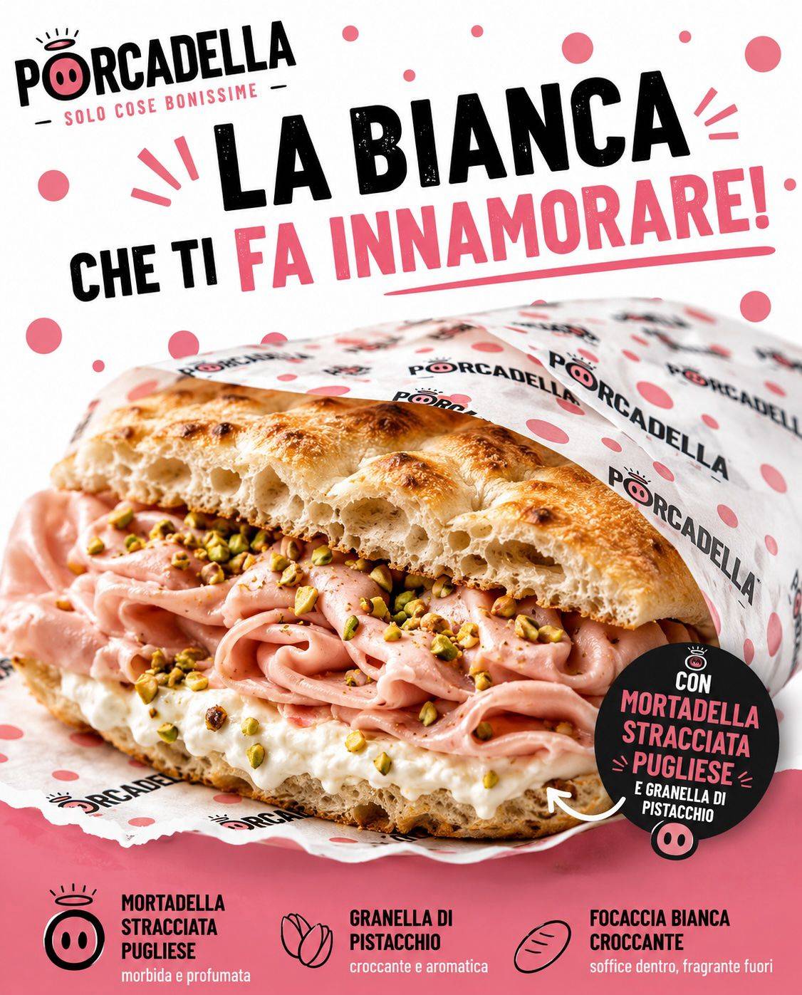 Porcadella меню
