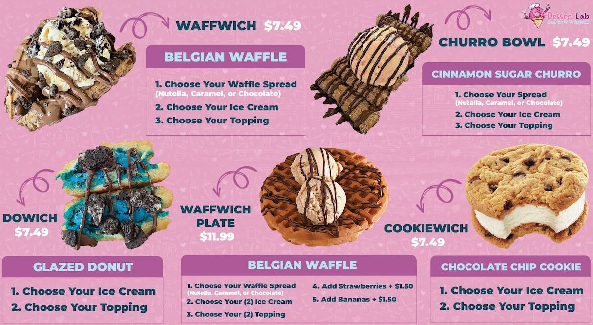 Dessert Lab меню