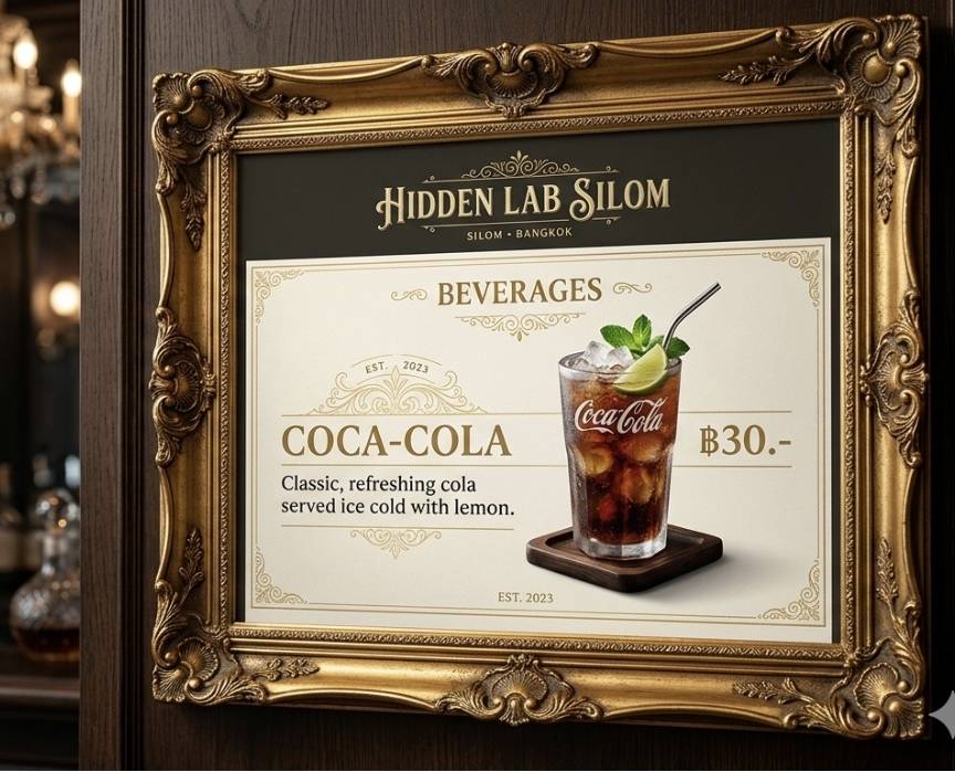 Hidden Lab меню