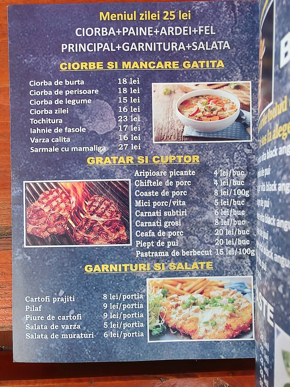 La Rareș меню