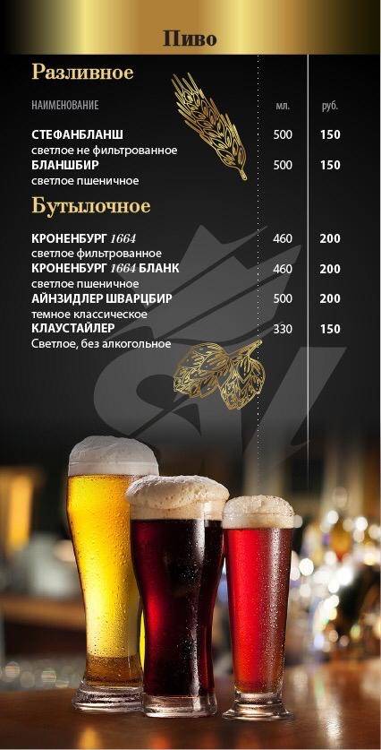 SV меню