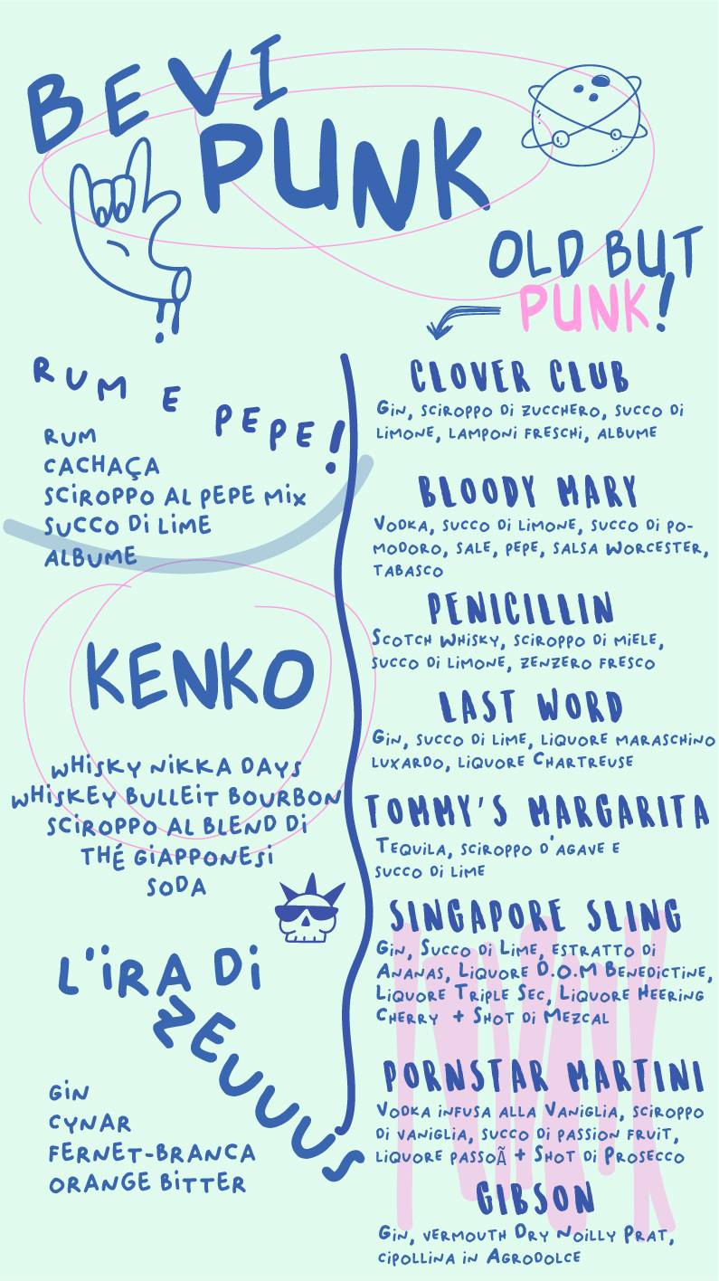 Punk Roma меню
