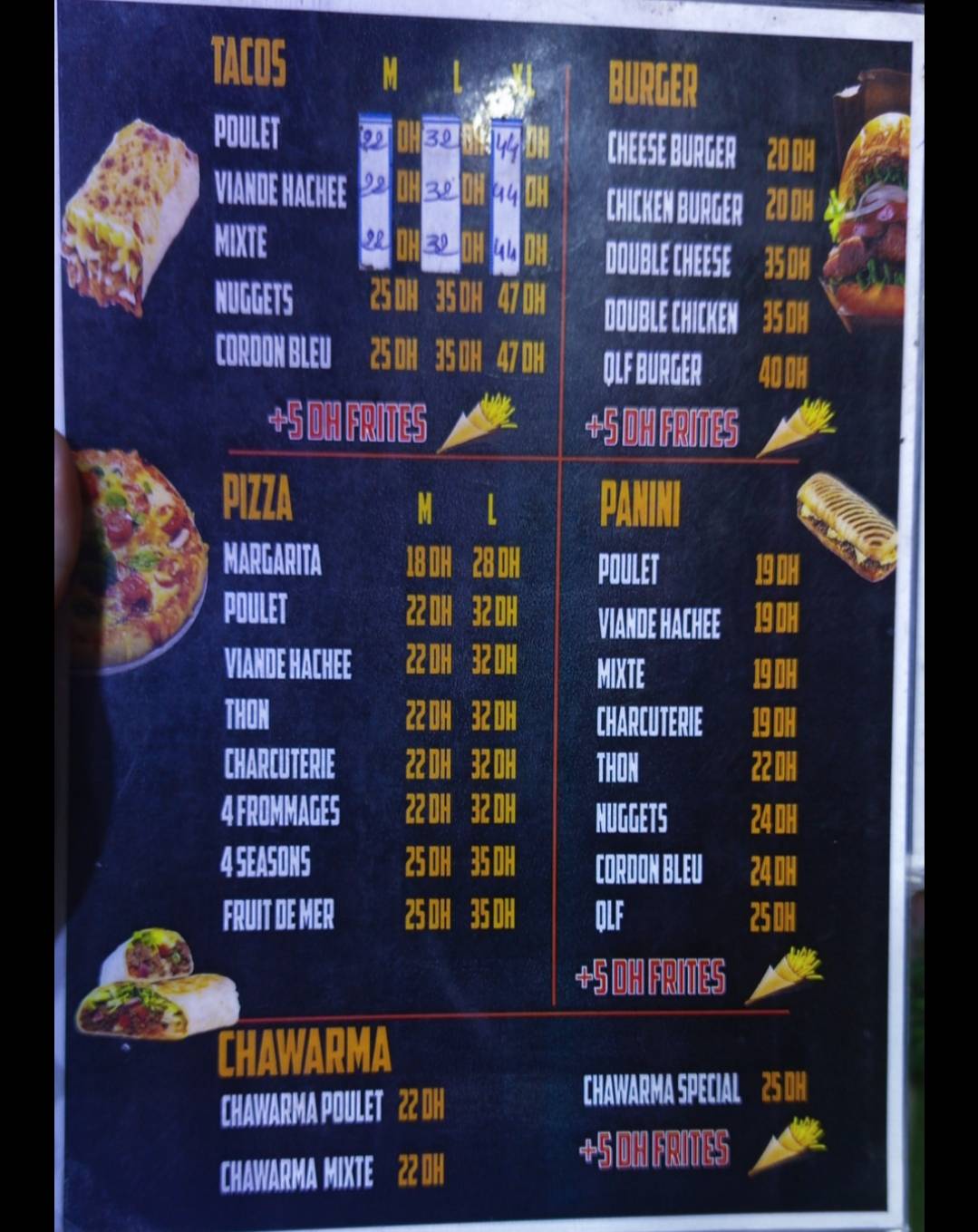QLF FOOD меню