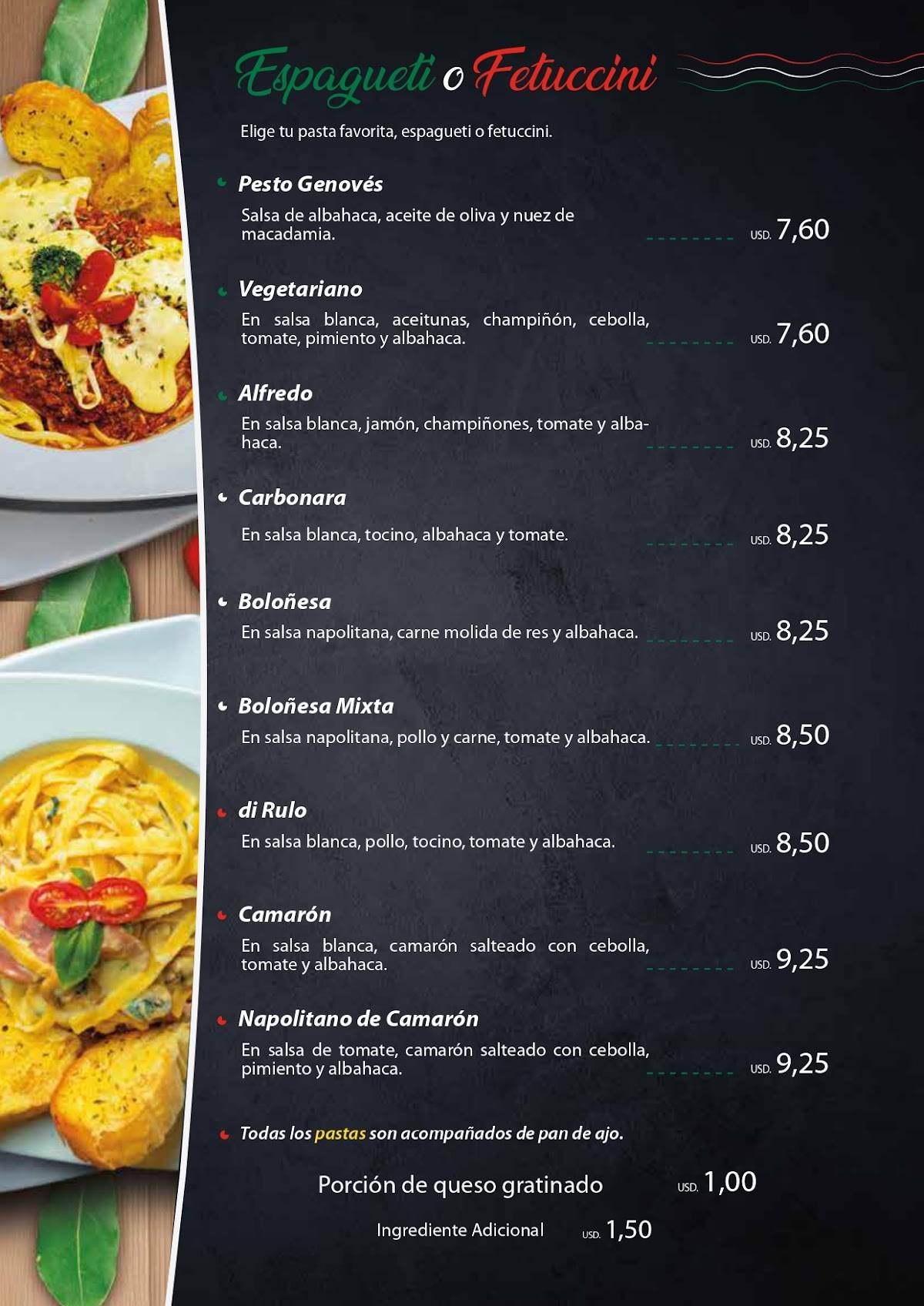 Di Rulo Pizza меню