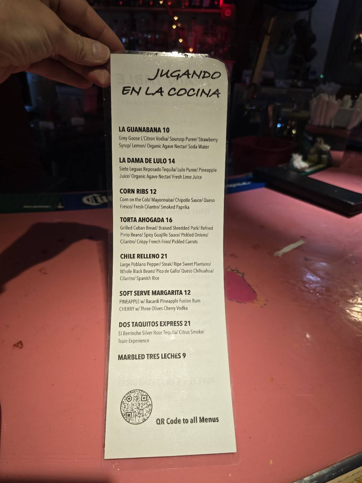 Dos Taquitos меню