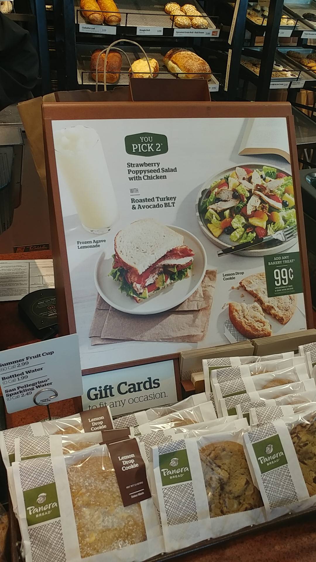 Panera Bread меню