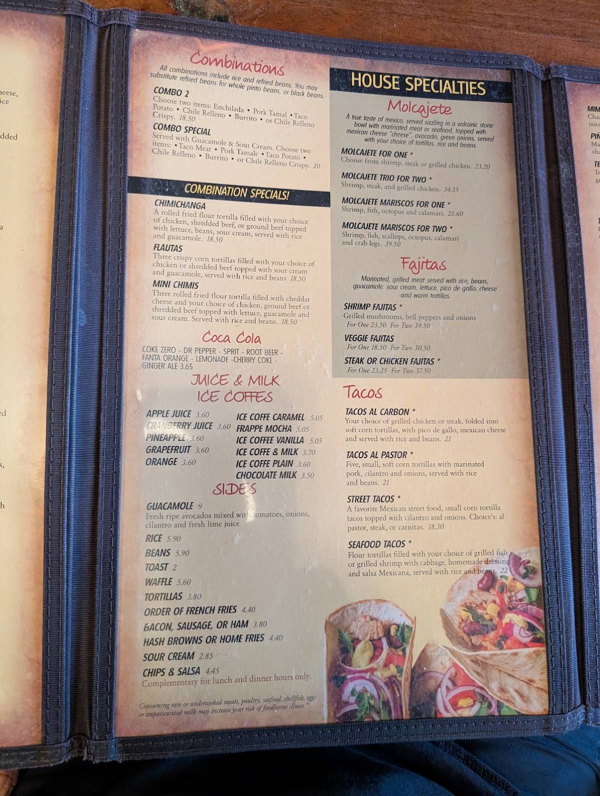 Rancho Rustico Restaurant меню