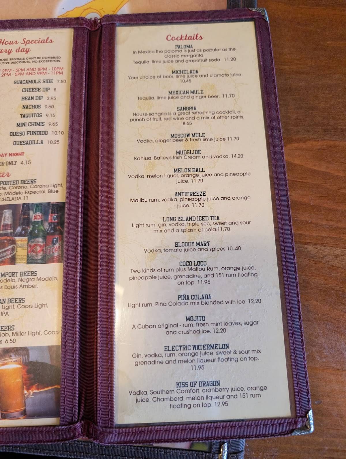 Rancho Rustico Restaurant меню