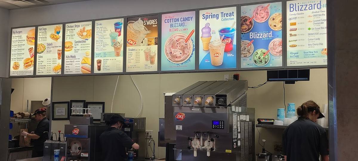 Dairy Queen меню