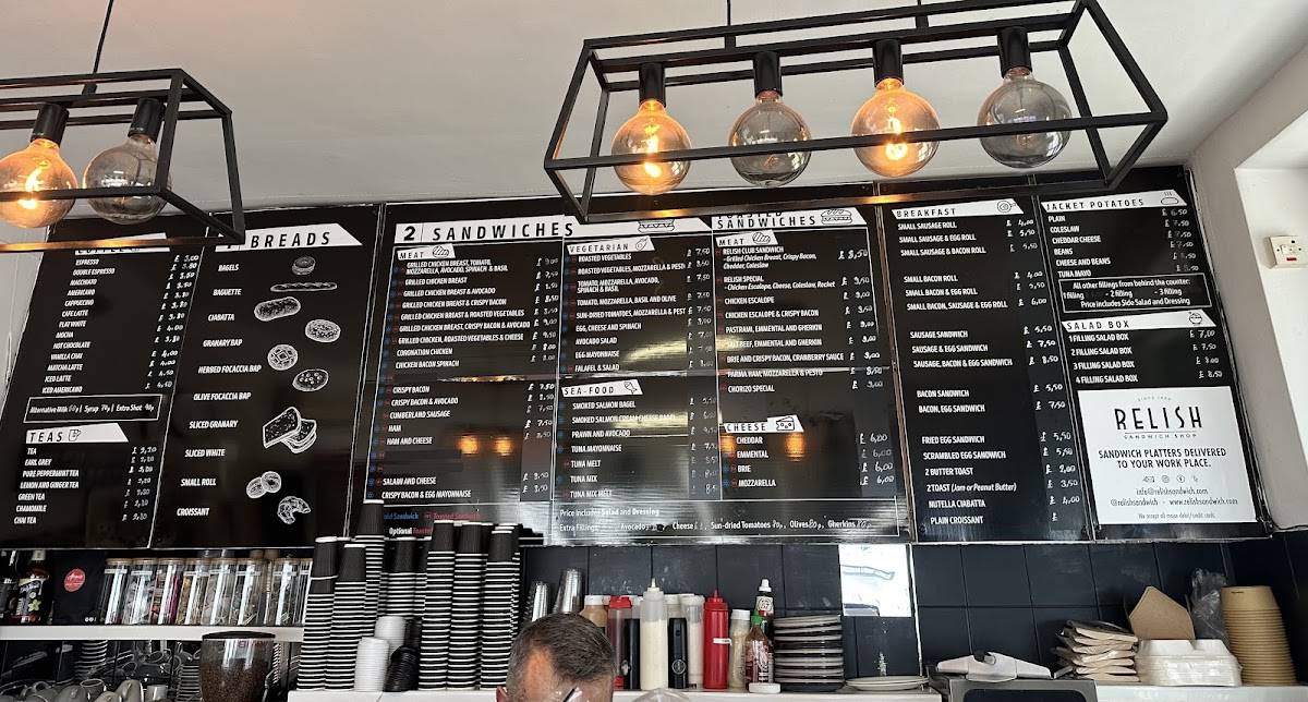 Relish - The Sandwich Bar меню