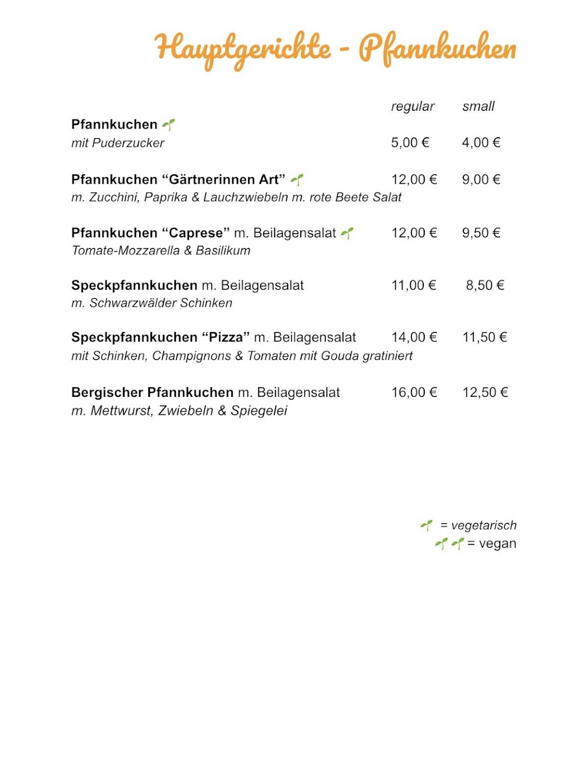 Miro - Remscheid меню