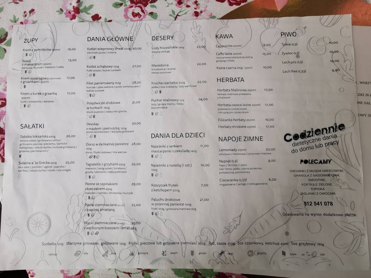 Restauracja Nova меню