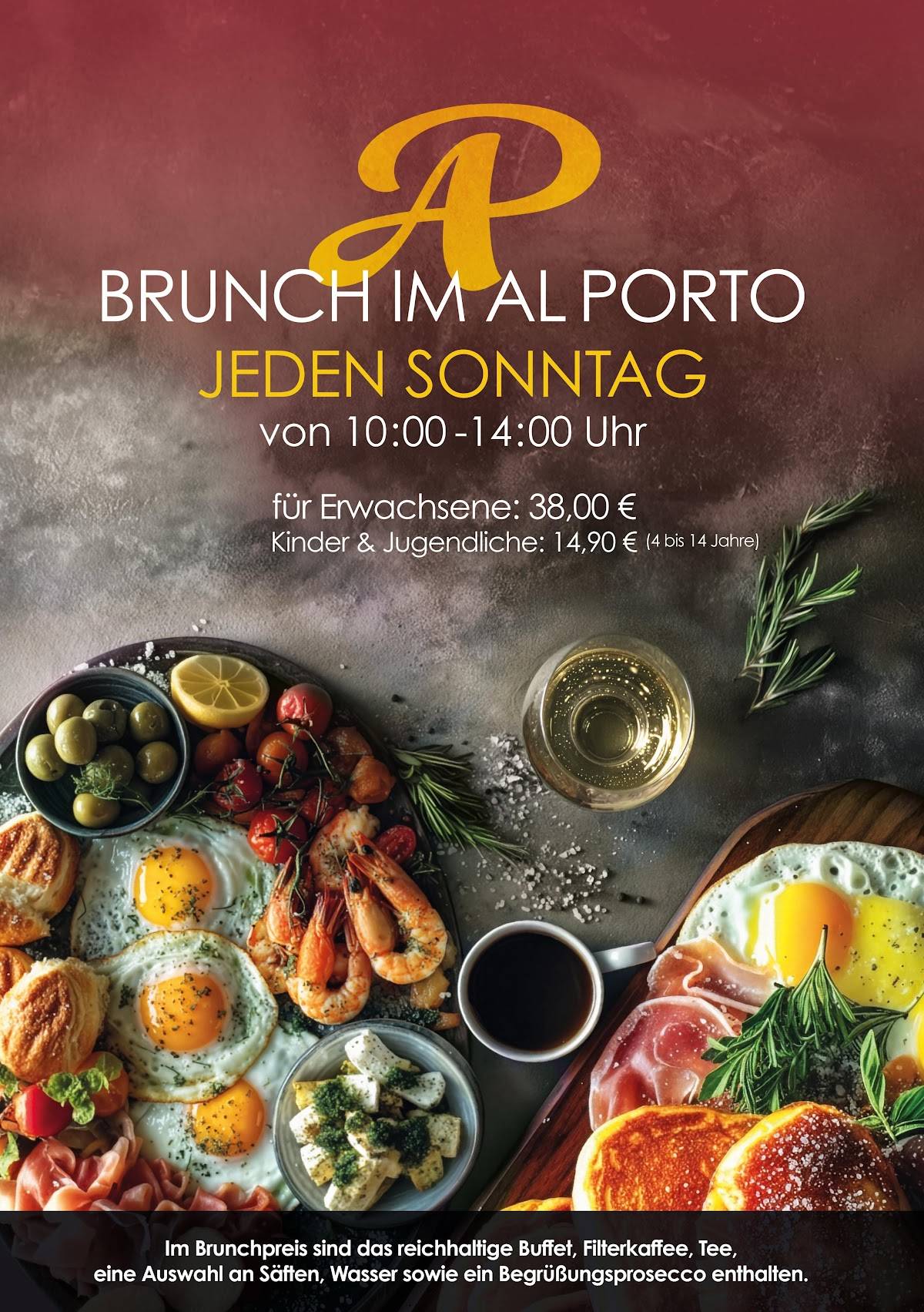 AL PORTO - Italienisches Restaurant меню