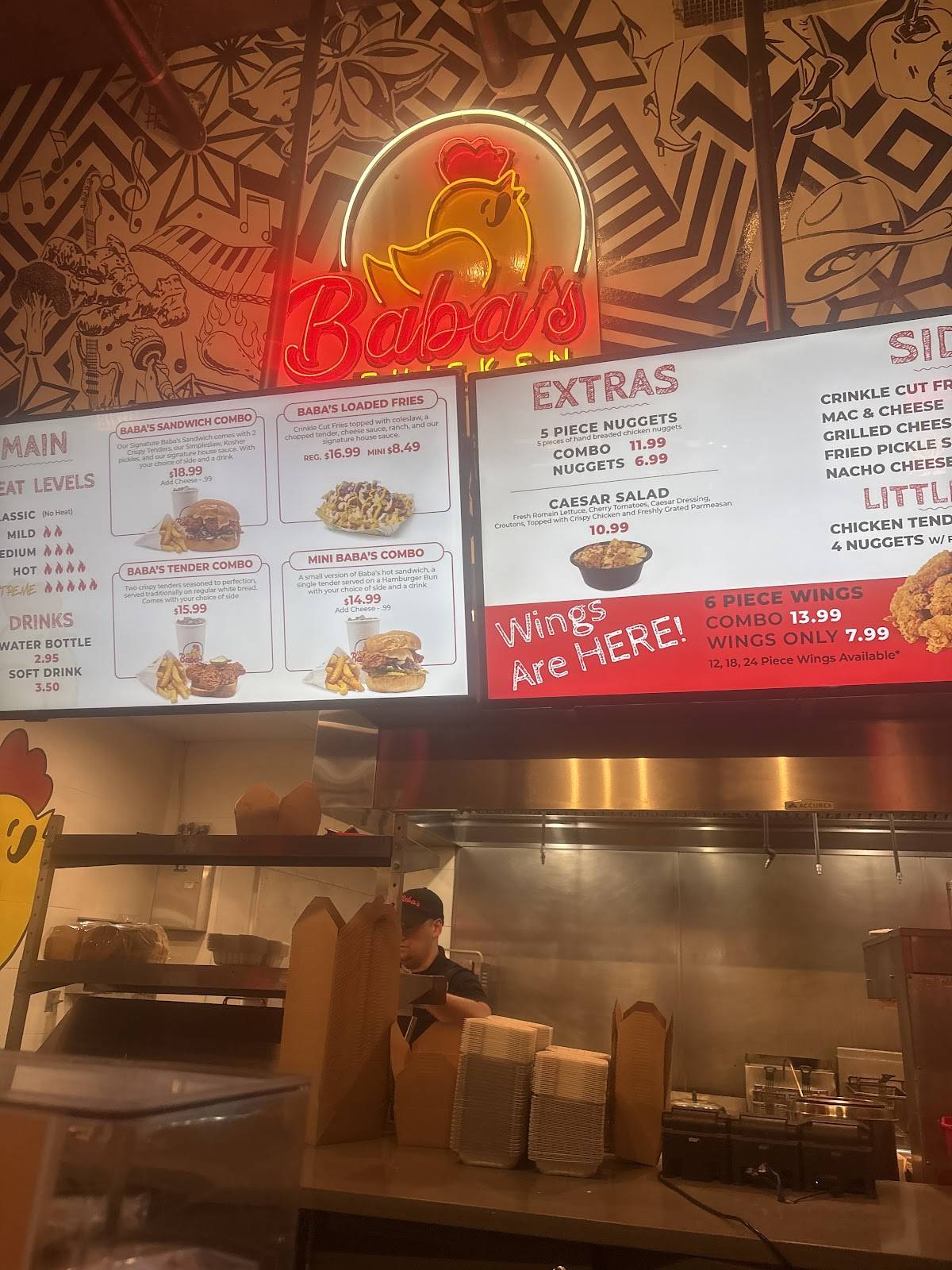 Baba's Hot Chicken меню