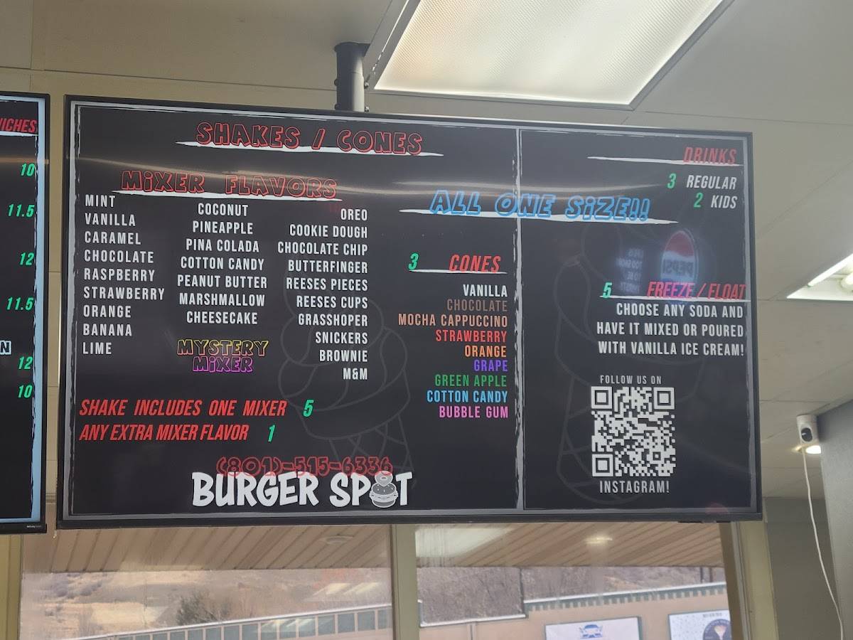Burger Spot меню
