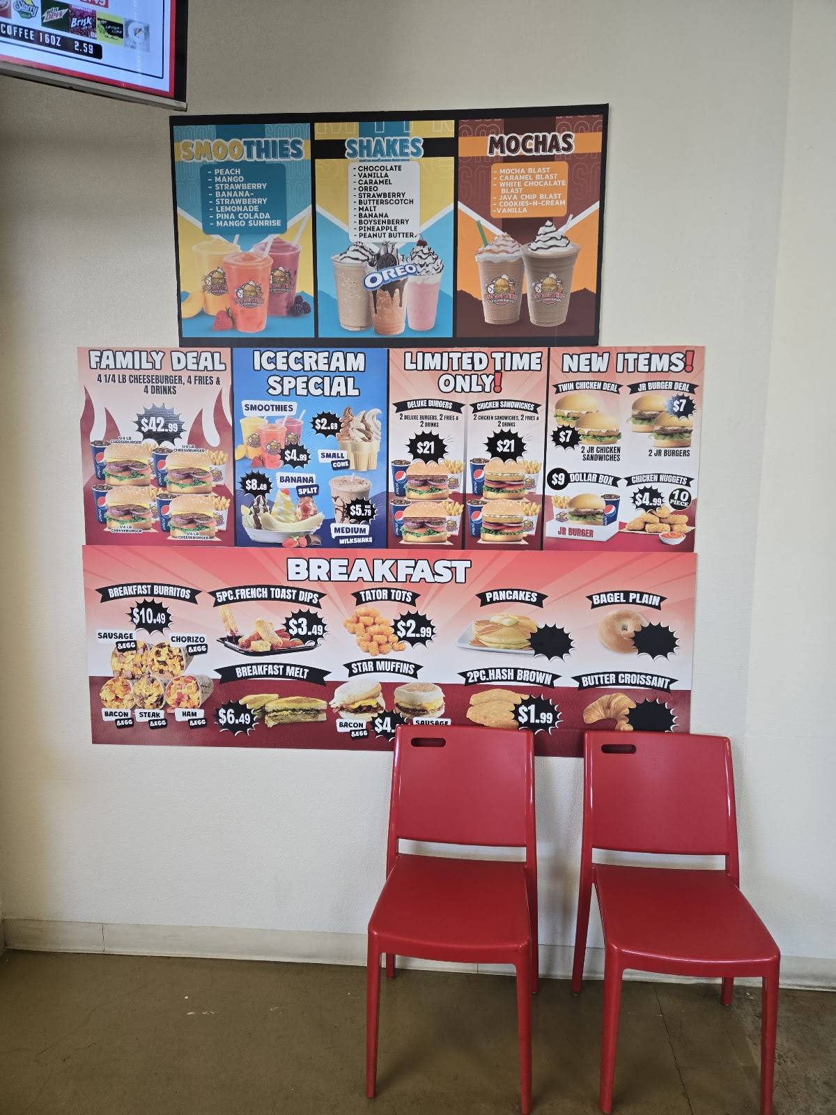 Burger Time меню