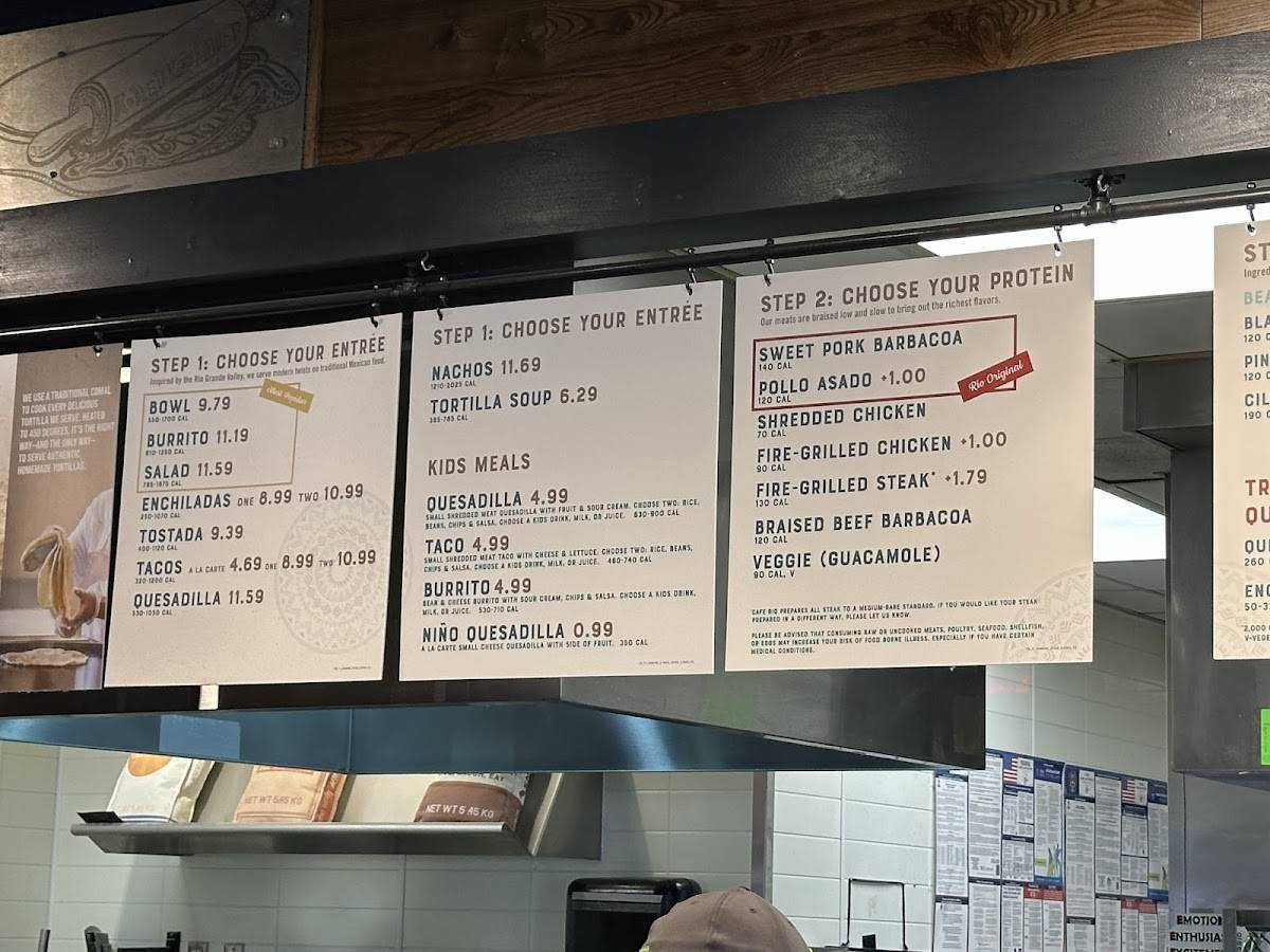Cafe Rio Fresh Modern Mexican меню