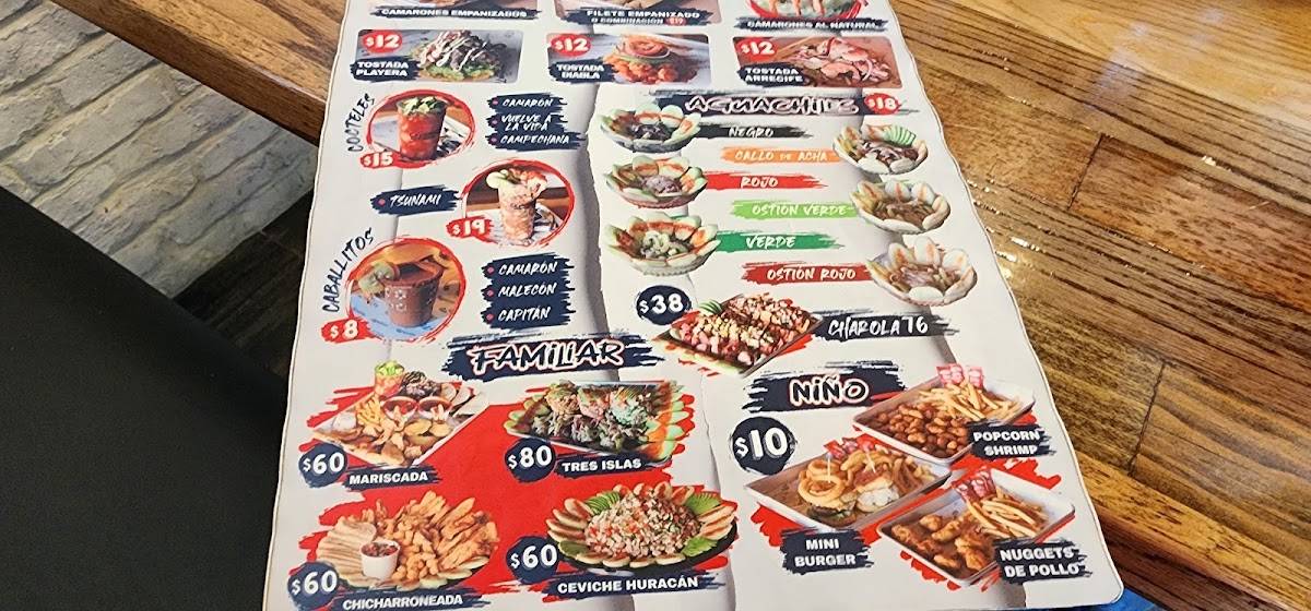 Ceviche76 меню