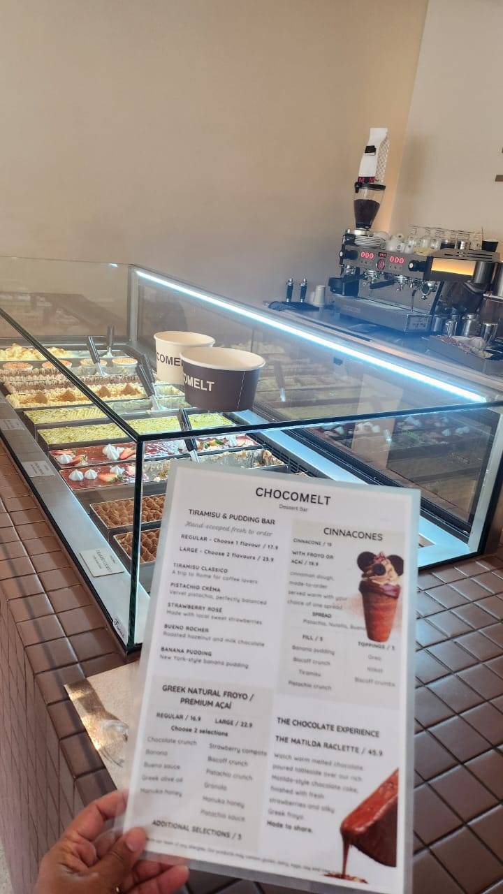 Chocomelt меню