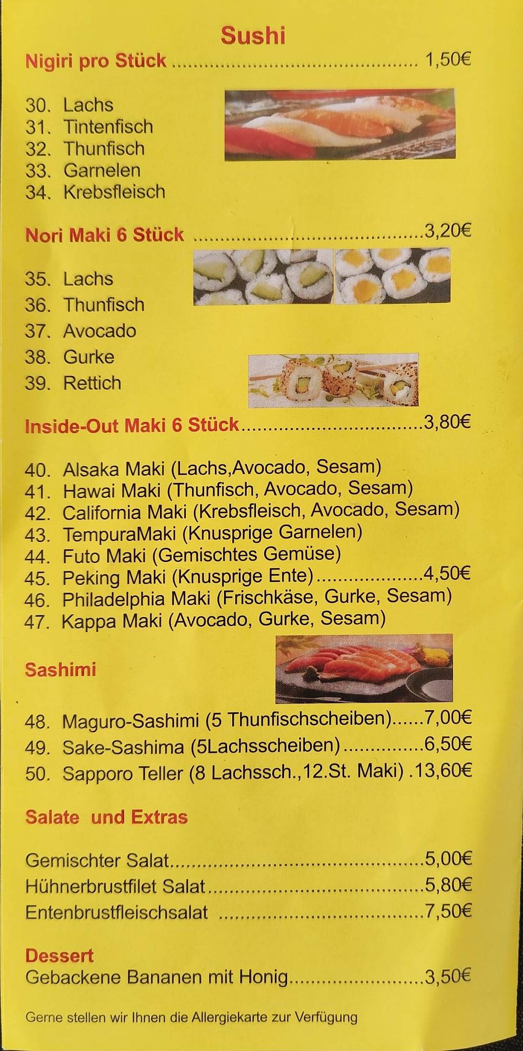 Cooking Asia Rosenheim меню