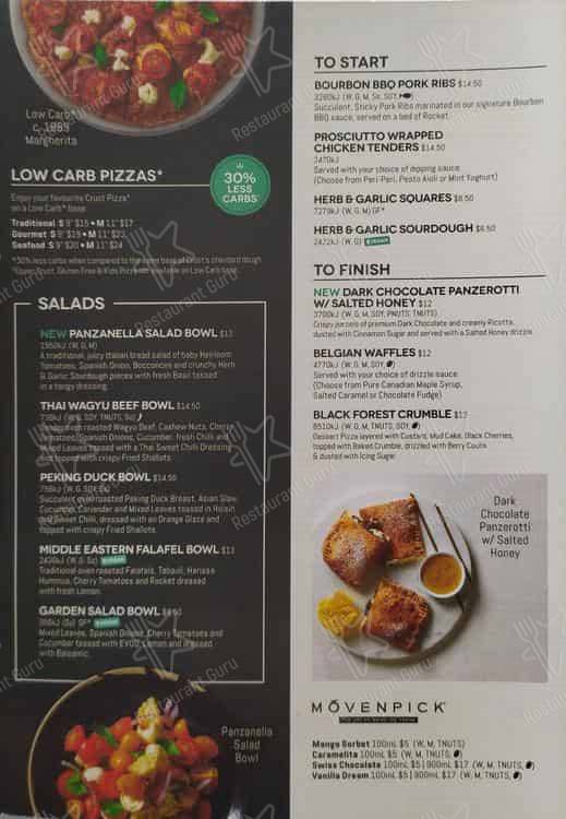 Crust Pizza меню