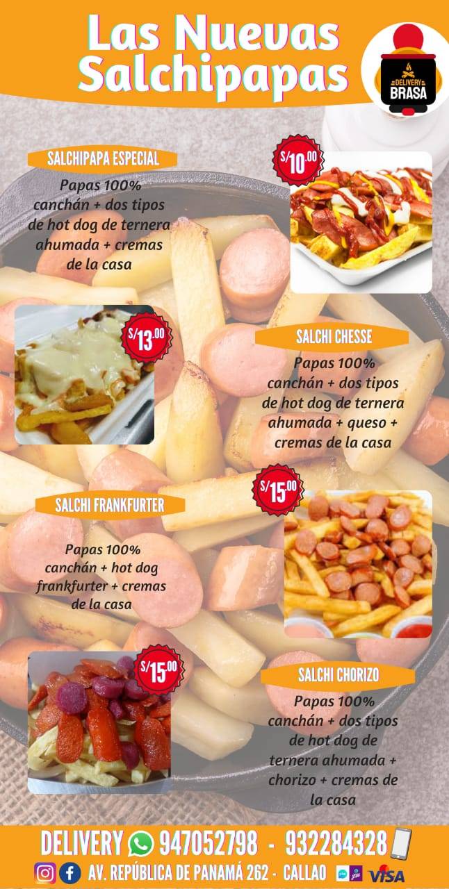 Delivery Brasa меню