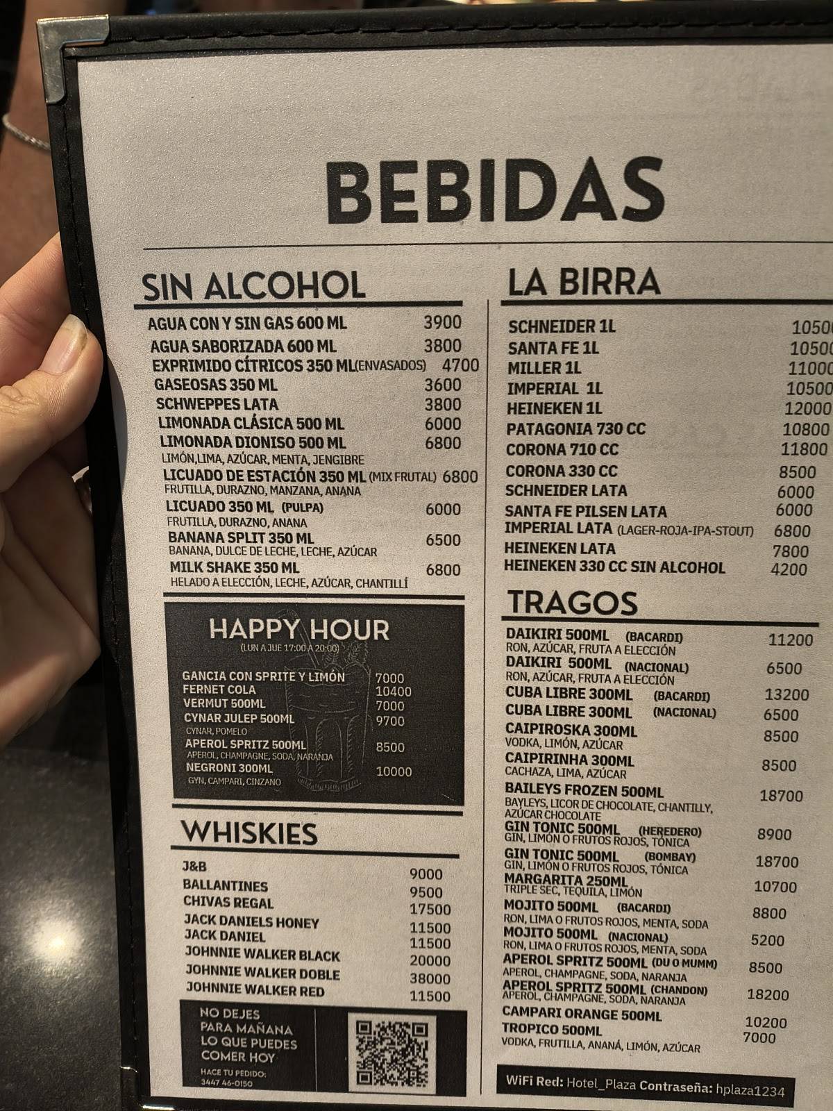 Dionisio Resto Bar меню