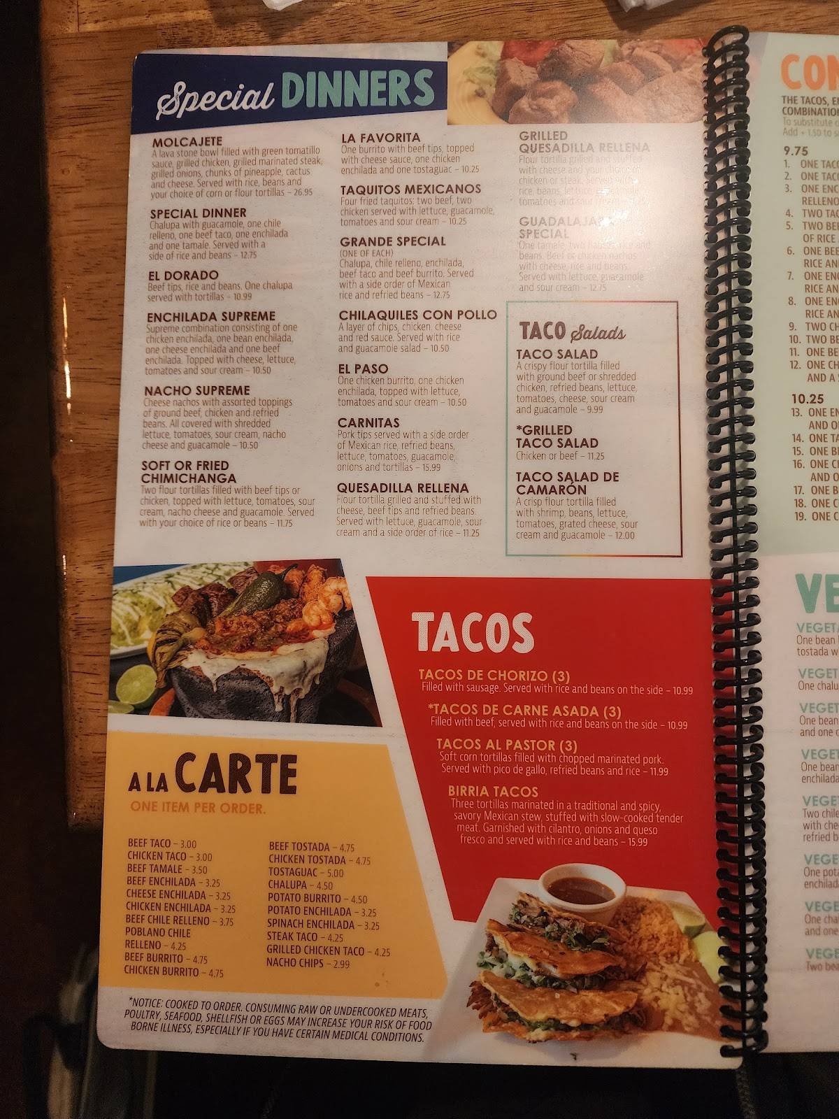 El Dorado Mexican Restaurant меню