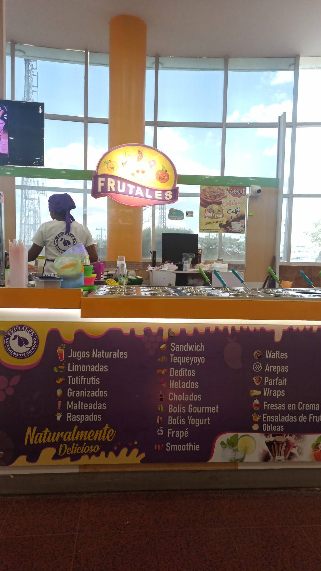 FRUTALES меню