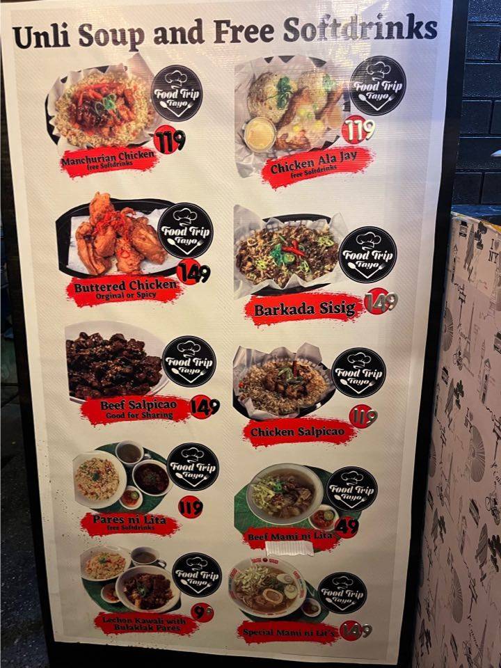 Food Trip Tayo меню