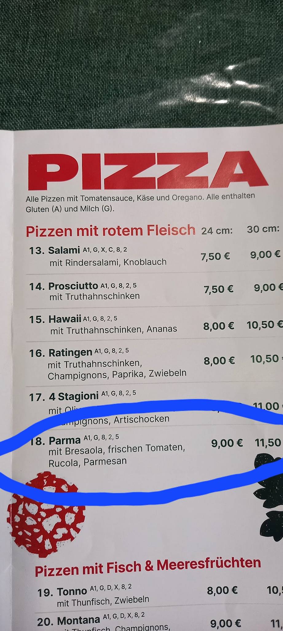 IL MONDO меню