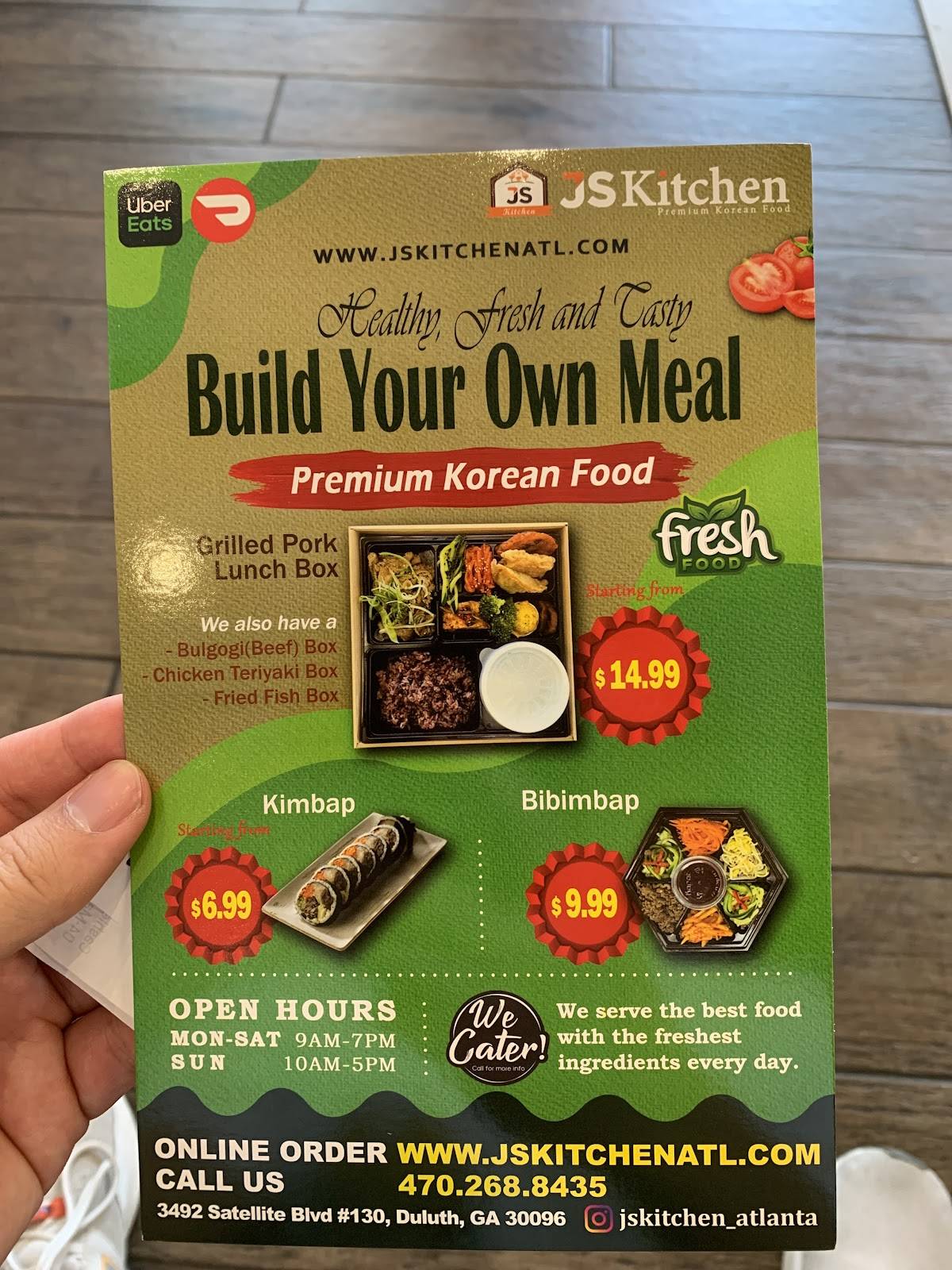 JS KITCHEN меню