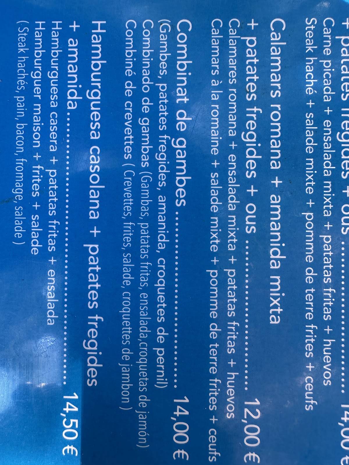 Restaurant La Mama меню