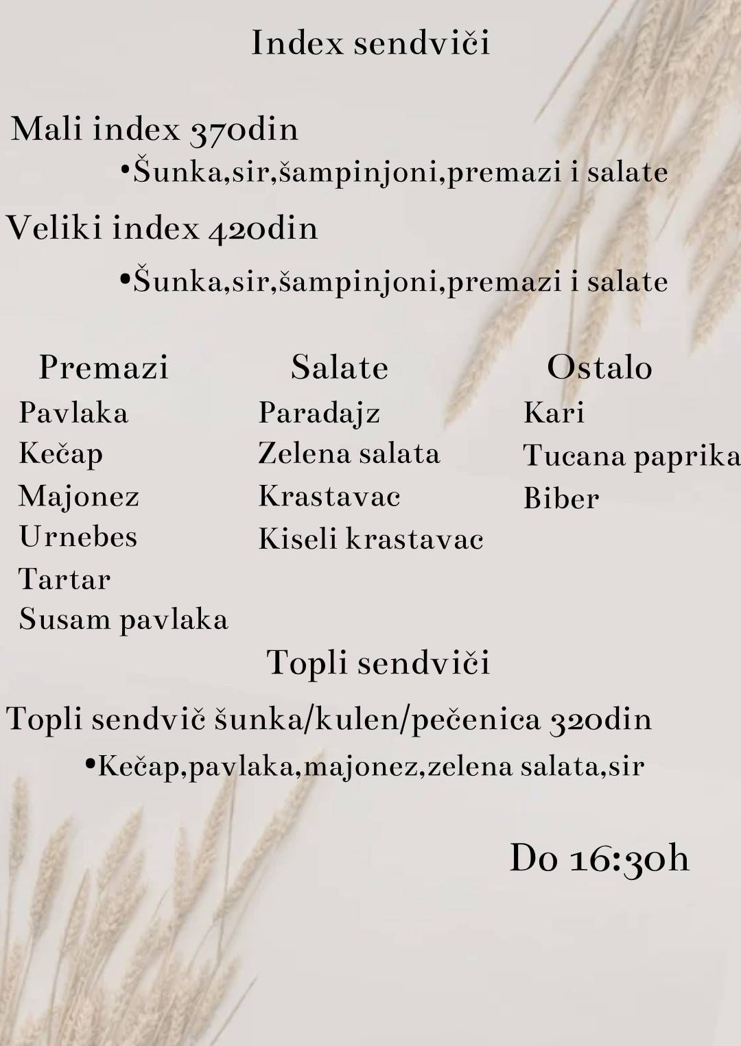 Pancakes Lab меню