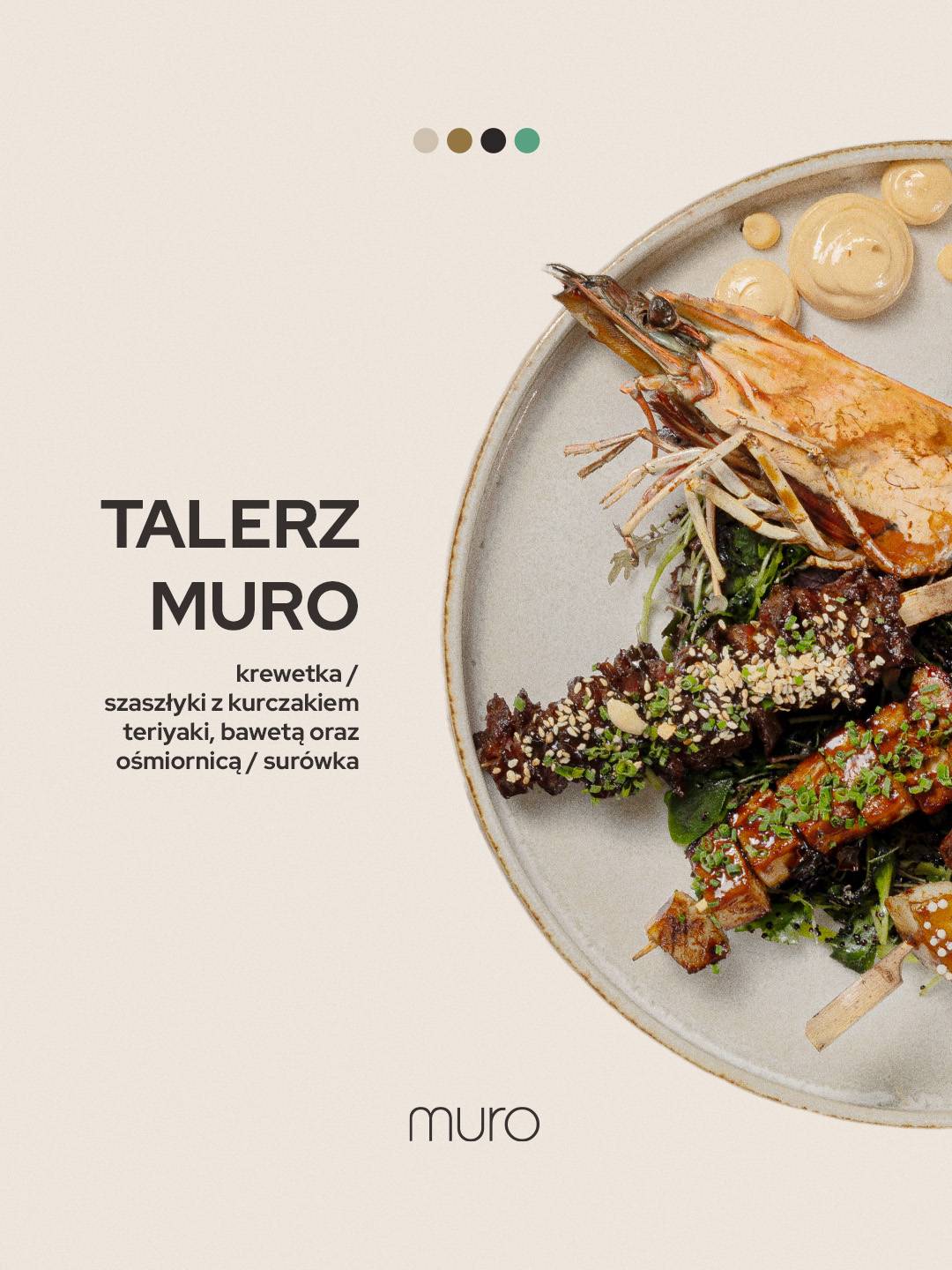 Restauracja MURO меню