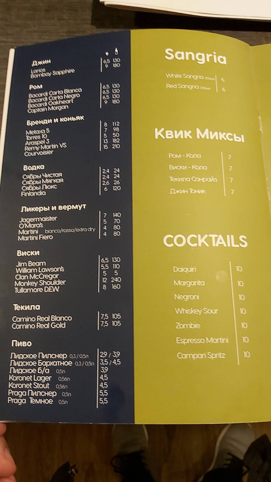 Robin Food меню