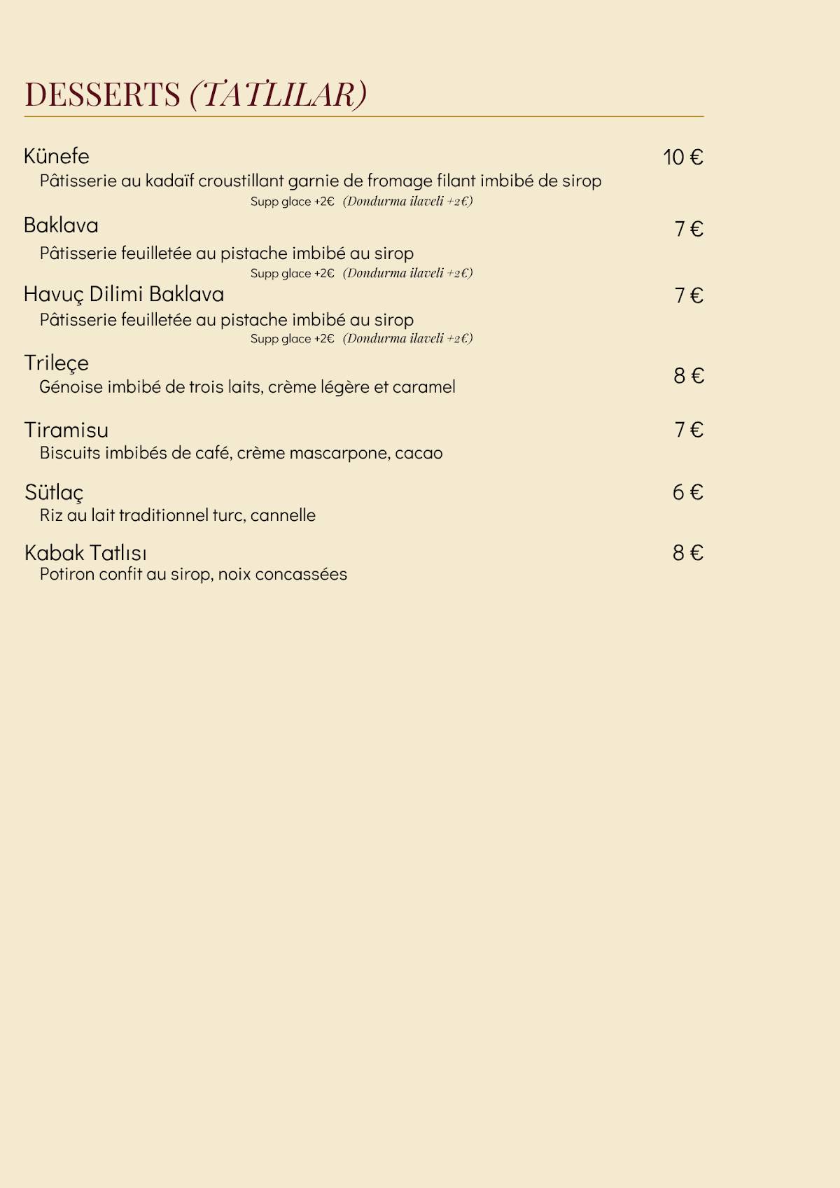 SARAY GRILL меню