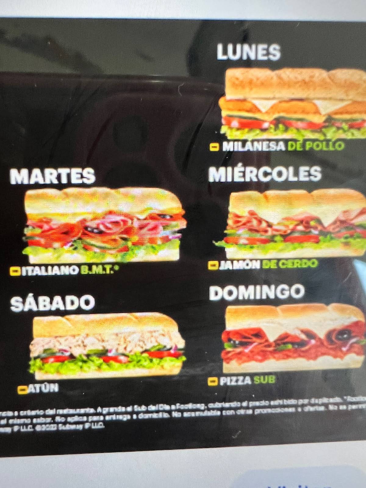 SUBWAY LAS PALMAS меню