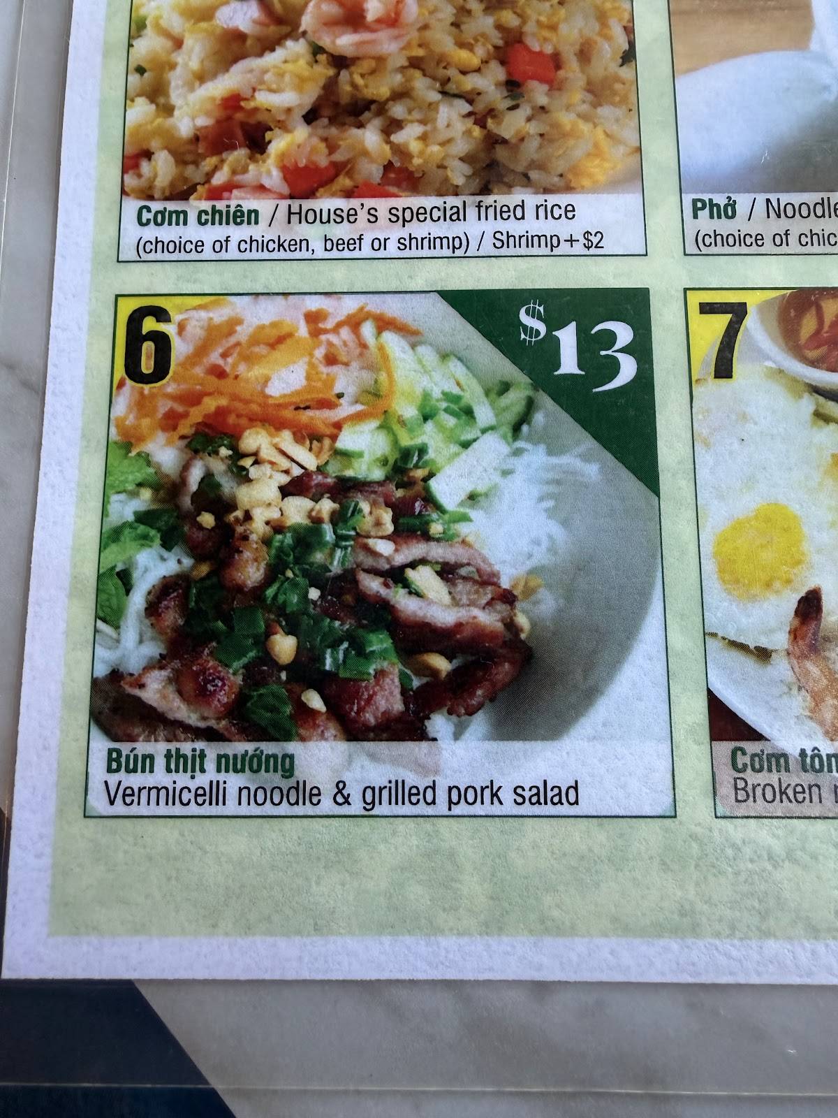 Saigon pho меню