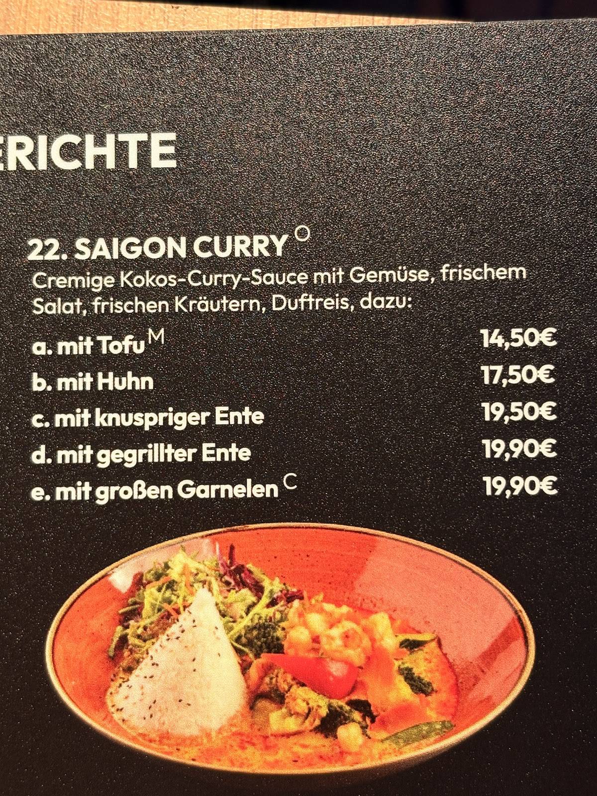 Togao Rendsburg меню