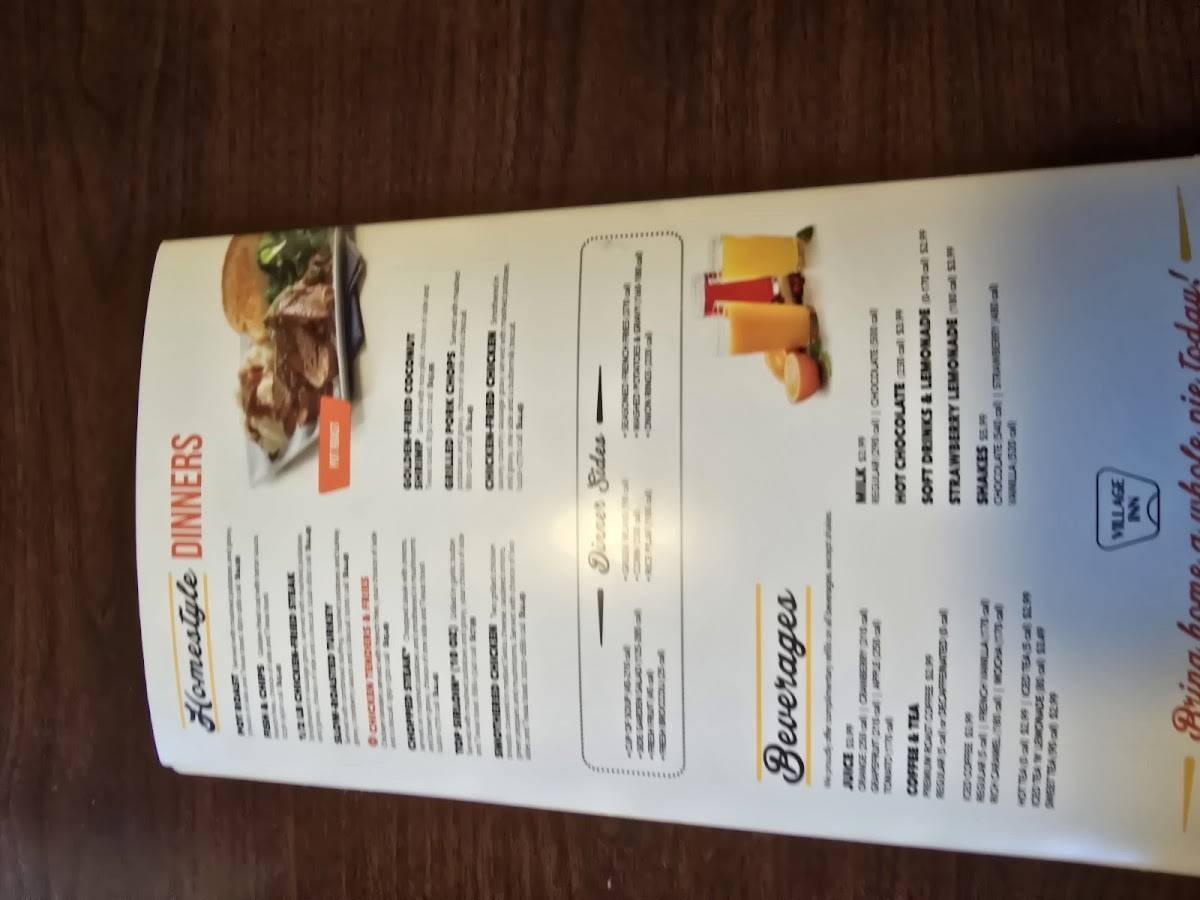 Village Inn меню
